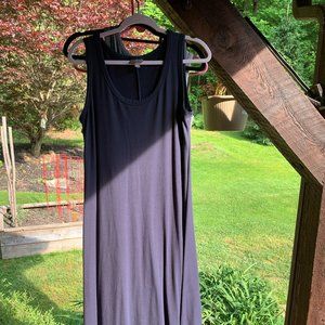 NWOT J.Jill heavier weight Pima Maxi dress Navy blue M 10 - 12
